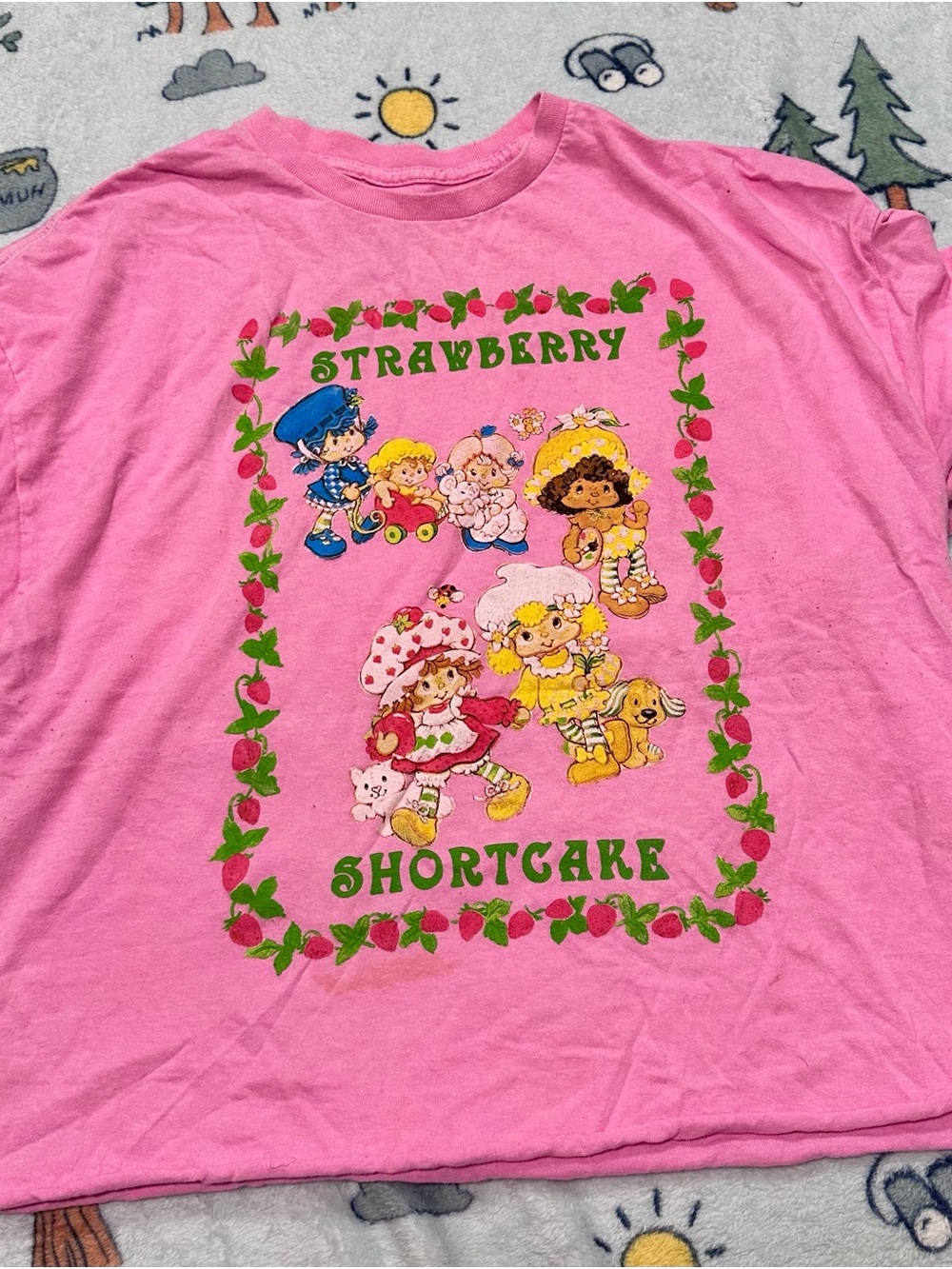 (NEW) Strawberry Shortcake Pink Graphic Tee